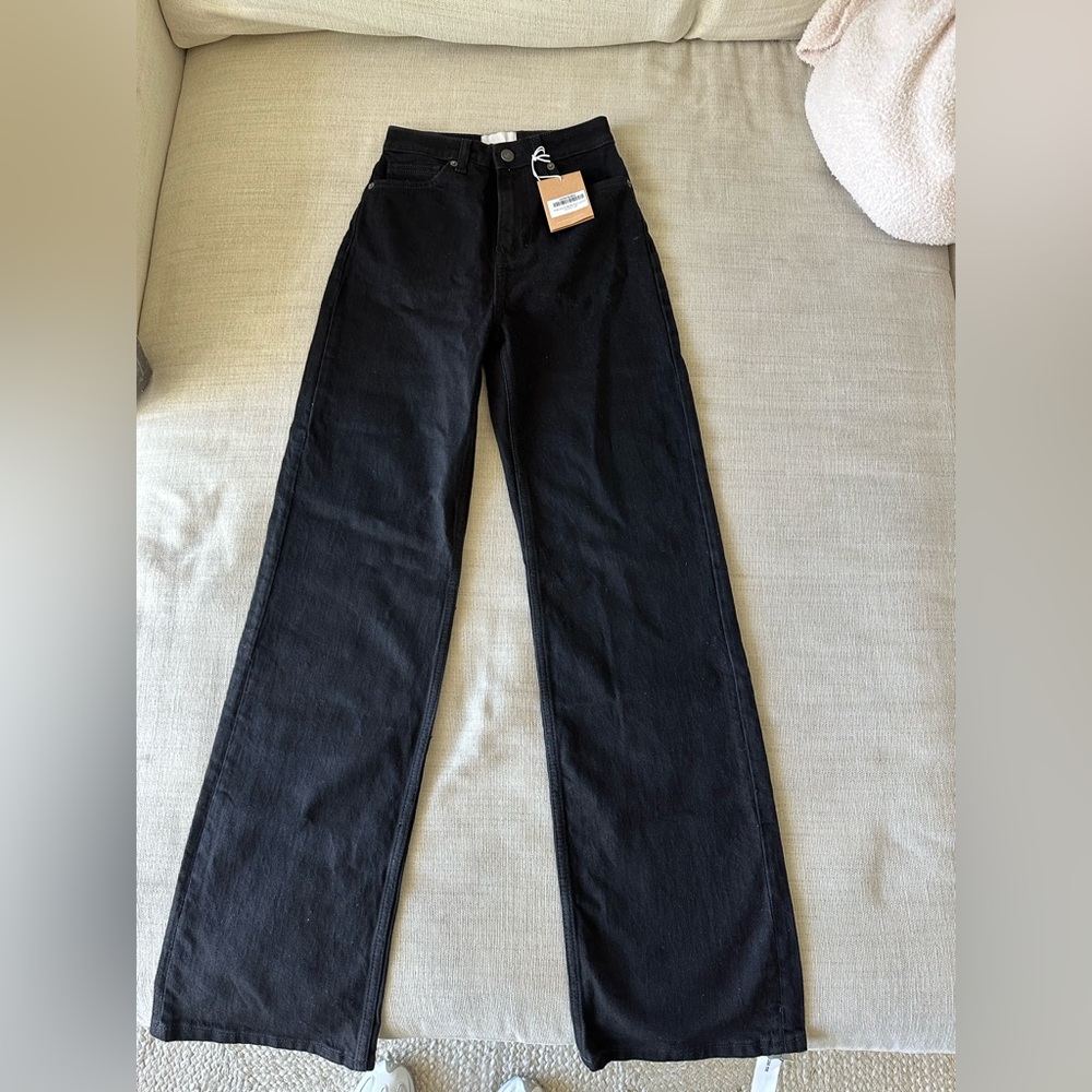 Reformation Wilder Stretch High Rise Wide Leg Jeans